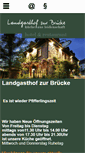 Mobile Screenshot of landgasthof-zur-bruecke.de